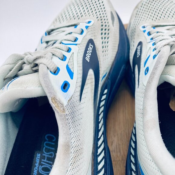 Brooks Adrenaline GTS 23 Running Shoes Womens 9 Gray Mesh Trainers Sneakers - Picture 9 of 16